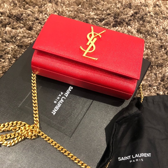 Yves Saint Laurent Handbags - SAINT LAURENT Small Classic Monogram Kate Bag